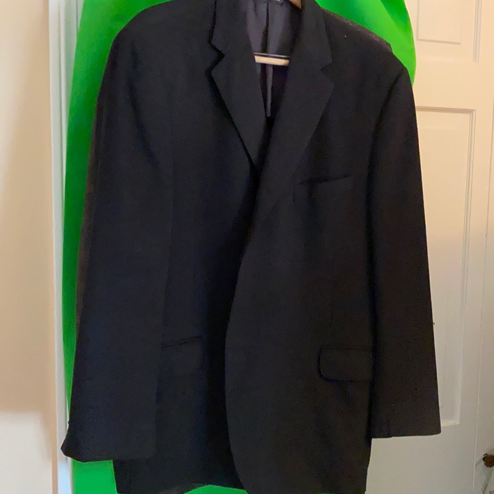 Navy 100 cashmere sports jacket sz40R 34/35 sl.